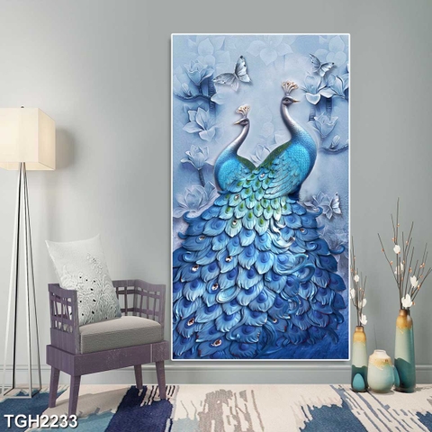 Tranh Chim Công Đẹp | Tranh Ngọc Việt - Đắk Lắk | Tranh Ngọc Việt - Xưởng Tranh Đẹp Buôn Ma Thuột (BMT) DakLak