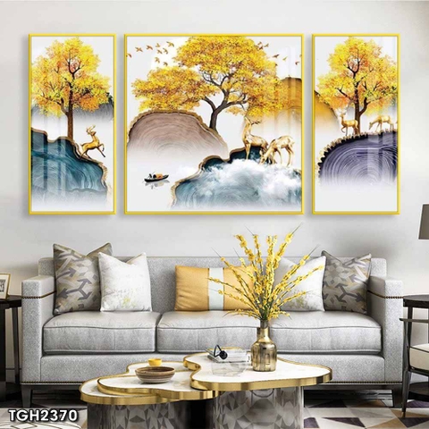 Tranh Hươu Tài Lộc | Tranh Ngọc Việt - Đắk Lắk | Tranh Ngọc Việt - Xưởng Tranh Đẹp Buôn Ma Thuột (BMT) DakLak