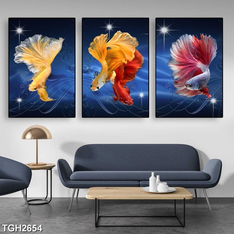 Tranh Cá Phong Thủy | Tranh Ngọc Việt - Đắk Lắk | Tranh Ngọc Việt - Xưởng Tranh Đẹp Buôn Ma Thuột (BMT) DakLak