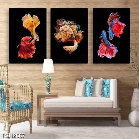 Tranh Cá Phong Thủy | Tranh Ngọc Việt - Đắk Lắk | Tranh Ngọc Việt - Xưởng Tranh Đẹp Buôn Ma Thuột (BMT) DakLak