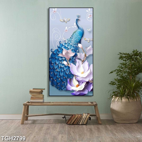 Tranh Chim Công Đẹp | Tranh Ngọc Việt - Đắk Lắk | Tranh Ngọc Việt - Xưởng Tranh Đẹp Buôn Ma Thuột (BMT) DakLak