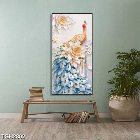 Tranh Chim Công Đẹp | Tranh Ngọc Việt - Đắk Lắk | Tranh Ngọc Việt - Xưởng Tranh Đẹp Buôn Ma Thuột (BMT) DakLak