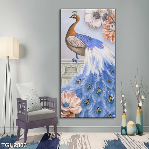 Tranh Chim Công Đẹp | Tranh Ngọc Việt - Đắk Lắk | Tranh Ngọc Việt - Xưởng Tranh Đẹp Buôn Ma Thuột (BMT) DakLak