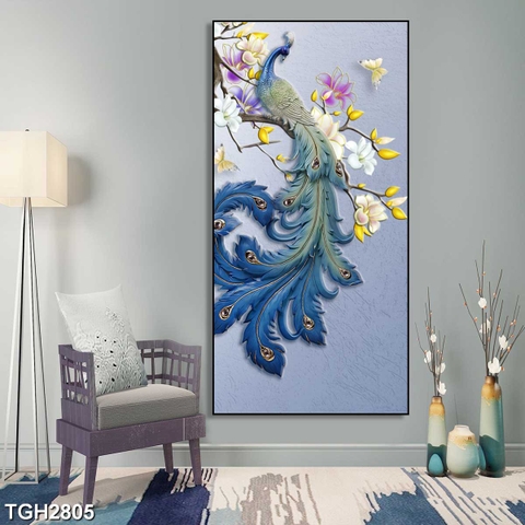 Tranh Chim Công Đẹp | Tranh Ngọc Việt - Đắk Lắk | Tranh Ngọc Việt - Xưởng Tranh Đẹp Buôn Ma Thuột (BMT) DakLak