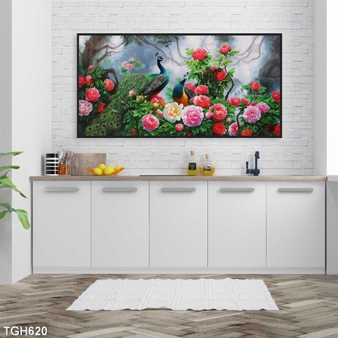 Tranh Chim Công Đẹp | Tranh Ngọc Việt - Đắk Lắk | Tranh Ngọc Việt - Xưởng Tranh Đẹp Buôn Ma Thuột (BMT) DakLak