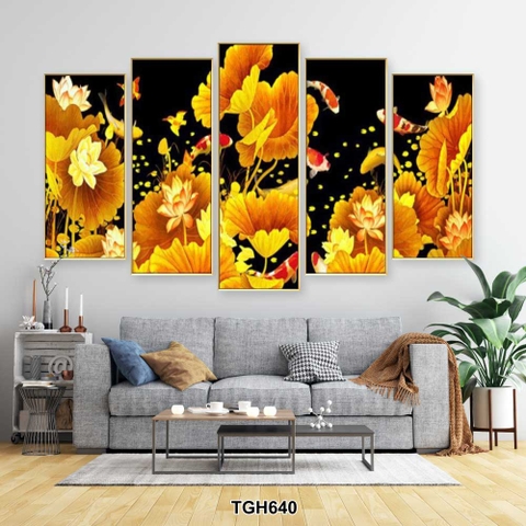 Bộ 5 Tranh Ghép Đẹp, Sang | Tranh Ngọc Việt - Đắk Lắk | Tranh Ngọc Việt - Xưởng Tranh Đẹp Buôn Ma Thuột (BMT) DakLak