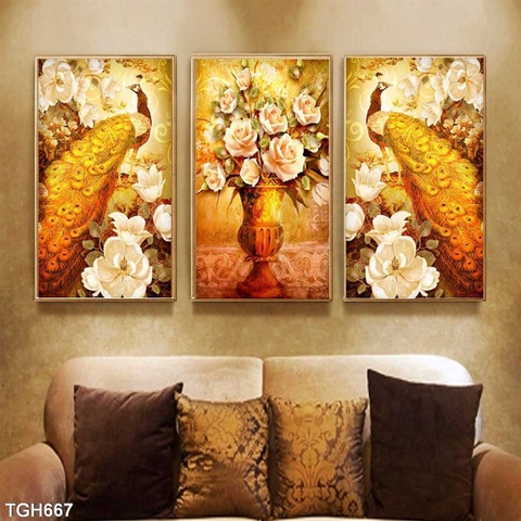 Tranh Chim Công Đẹp | Tranh Ngọc Việt - Đắk Lắk | Tranh Ngọc Việt - Xưởng Tranh Đẹp Buôn Ma Thuột (BMT) DakLak