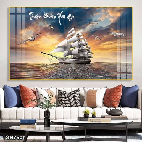 Tranh Thuận Buồm Xuôi Gió | Tranh Ngọc Việt - Đắk Lắk | Tranh Ngọc Việt - Xưởng Tranh Đẹp Buôn Ma Thuột (BMT) DakLak