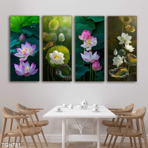 Tranh Hoa Sen Đẹp | Tranh Ngọc Việt - Đắk Lắk | Tranh Ngọc Việt - Xưởng Tranh Đẹp Buôn Ma Thuột (BMT) DakLak