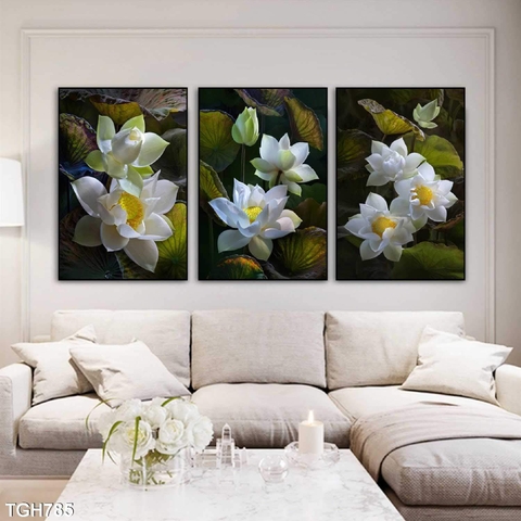 Tranh Hoa Sen Đẹp | Tranh Ngọc Việt - Đắk Lắk | Tranh Ngọc Việt - Xưởng Tranh Đẹp Buôn Ma Thuột (BMT) DakLak