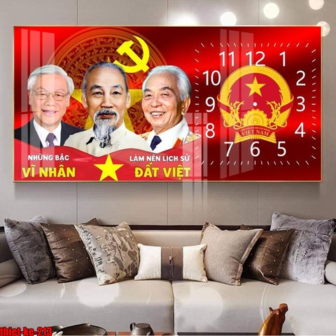 Tranh Bác Hồ - Bác Giáp - Bác Trọng | Tranh Ngọc Việt - Đắk Lắk | Tranh Ngọc Việt - Xưởng Tranh Đẹp Buôn Ma Thuột (BMT) DakLak