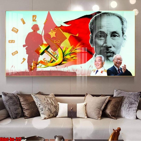 Tranh Bác Hồ - Bác Giáp - Bác Trọng | Tranh Ngọc Việt - Đắk Lắk | Tranh Ngọc Việt - Xưởng Tranh Đẹp Buôn Ma Thuột (BMT) DakLak