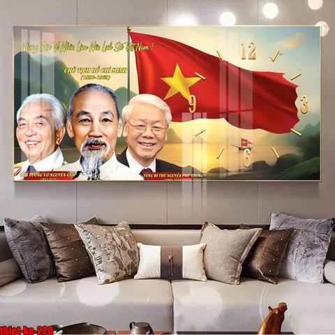 Tranh Bác Hồ - Bác Giáp - Bác Trọng | Tranh Ngọc Việt - Đắk Lắk | Tranh Ngọc Việt - Xưởng Tranh Đẹp Buôn Ma Thuột (BMT) DakLak