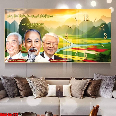 Tranh Bác Hồ - Bác Giáp - Bác Trọng | Tranh Ngọc Việt - Đắk Lắk | Tranh Ngọc Việt - Xưởng Tranh Đẹp Buôn Ma Thuột (BMT) DakLak