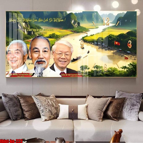 Tranh Bác Hồ - Bác Giáp - Bác Trọng | Tranh Ngọc Việt - Đắk Lắk | Tranh Ngọc Việt - Xưởng Tranh Đẹp Buôn Ma Thuột (BMT) DakLak