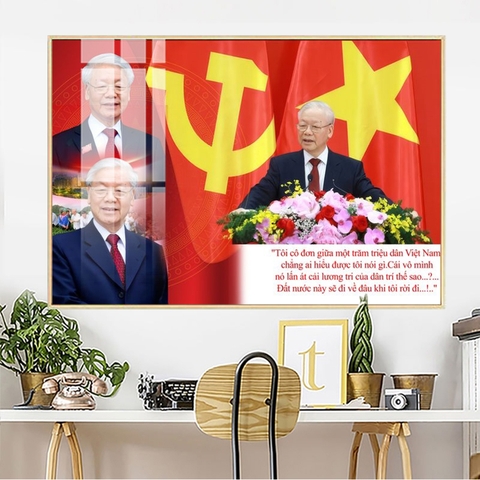 Tranh Bác Hồ - Bác Giáp - Bác Trọng | Tranh Ngọc Việt - Đắk Lắk | Tranh Ngọc Việt - Xưởng Tranh Đẹp Buôn Ma Thuột (BMT) DakLak