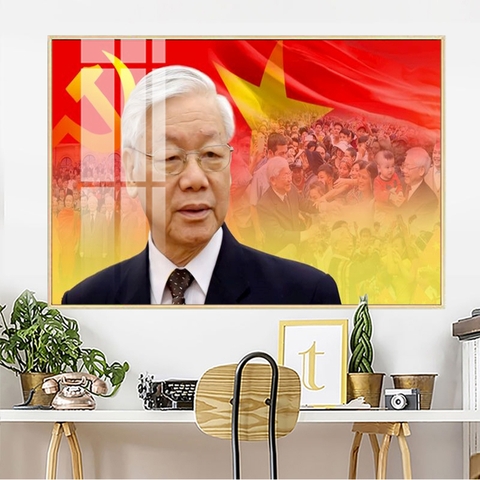 Tranh Bác Hồ - Bác Giáp - Bác Trọng | Tranh Ngọc Việt - Đắk Lắk | Tranh Ngọc Việt - Xưởng Tranh Đẹp Buôn Ma Thuột (BMT) DakLak