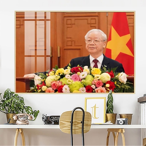 Tranh Bác Hồ - Bác Giáp - Bác Trọng | Tranh Ngọc Việt - Đắk Lắk | Tranh Ngọc Việt - Xưởng Tranh Đẹp Buôn Ma Thuột (BMT) DakLak