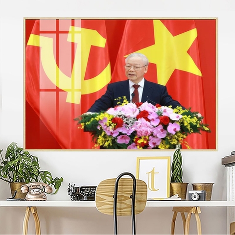 Tranh Bác Hồ - Bác Giáp - Bác Trọng | Tranh Ngọc Việt - Đắk Lắk | Tranh Ngọc Việt - Xưởng Tranh Đẹp Buôn Ma Thuột (BMT) DakLak