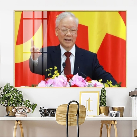 Tranh Bác Hồ - Bác Giáp - Bác Trọng | Tranh Ngọc Việt - Đắk Lắk | Tranh Ngọc Việt - Xưởng Tranh Đẹp Buôn Ma Thuột (BMT) DakLak