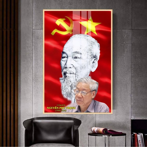 Tranh Bác Hồ - Bác Giáp - Bác Trọng | Tranh Ngọc Việt - Đắk Lắk | Tranh Ngọc Việt - Xưởng Tranh Đẹp Buôn Ma Thuột (BMT) DakLak