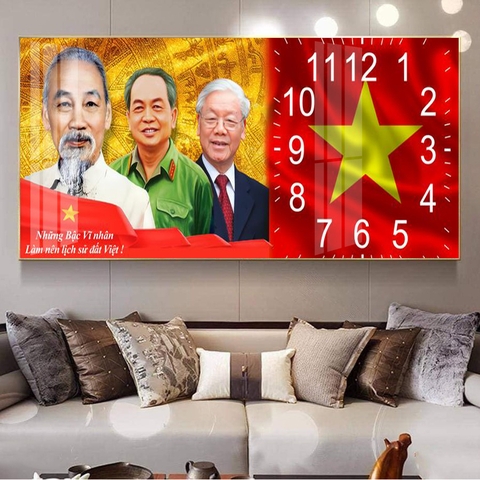 Tranh Bác Hồ - Bác Giáp - Bác Trọng | Tranh Ngọc Việt - Đắk Lắk | Tranh Ngọc Việt - Xưởng Tranh Đẹp Buôn Ma Thuột (BMT) DakLak