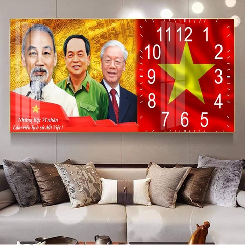 Tranh Bác Hồ - Bác Giáp - Bác Trọng | Tranh Ngọc Việt - Đắk Lắk | Tranh Ngọc Việt - Xưởng Tranh Đẹp Buôn Ma Thuột (BMT) DakLak