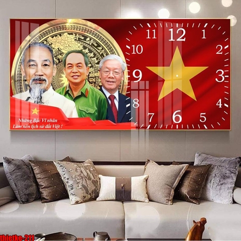 Tranh Bác Hồ - Bác Giáp - Bác Trọng | Tranh Ngọc Việt - Đắk Lắk | Tranh Ngọc Việt - Xưởng Tranh Đẹp Buôn Ma Thuột (BMT) DakLak