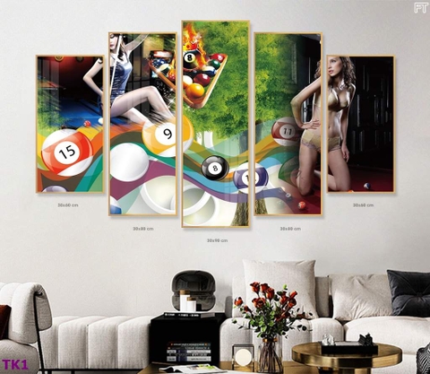 Tranh Quán Bida - Billiards | Tranh Ngọc Việt - Đắk Lắk | Tranh Ngọc Việt - Xưởng Tranh Đẹp Buôn Ma Thuột (BMT) DakLak