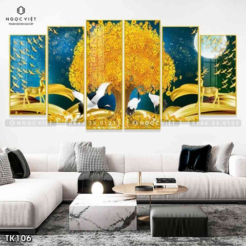 Bộ 6 Tranh Mới Đẹp | Tranh Ngọc Việt - Đắk Lắk | Tranh Ngọc Việt - Xưởng Tranh Đẹp Buôn Ma Thuột (BMT) DakLak