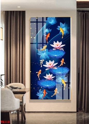 Tranh Cửu Ngư Quần Hội | Tranh Ngọc Việt - Đắk Lắk | Tranh Ngọc Việt - Xưởng Tranh Đẹp Buôn Ma Thuột (BMT) DakLak