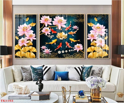 Tranh Cửu Ngư Quần Hội | Tranh Ngọc Việt - Đắk Lắk | Tranh Ngọc Việt - Xưởng Tranh Đẹp Buôn Ma Thuột (BMT) DakLak