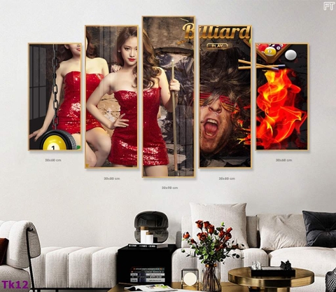 Tranh Quán Bida - Billiards | Tranh Ngọc Việt - Đắk Lắk | Tranh Ngọc Việt - Xưởng Tranh Đẹp Buôn Ma Thuột (BMT) DakLak