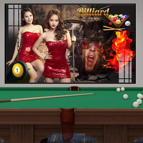 Tranh Quán Bida - Billiards | Tranh Ngọc Việt - Đắk Lắk | Tranh Ngọc Việt - Xưởng Tranh Đẹp Buôn Ma Thuột (BMT) DakLak