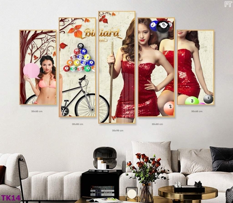 Tranh Quán Bida - Billiards | Tranh Ngọc Việt - Đắk Lắk | Tranh Ngọc Việt - Xưởng Tranh Đẹp Buôn Ma Thuột (BMT) DakLak