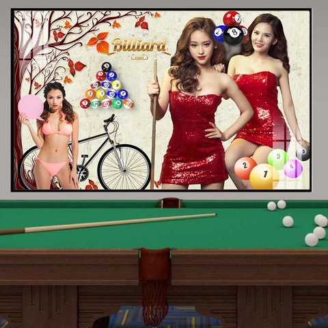 Tranh Quán Bida - Billiards | Tranh Ngọc Việt - Đắk Lắk | Tranh Ngọc Việt - Xưởng Tranh Đẹp Buôn Ma Thuột (BMT) DakLak