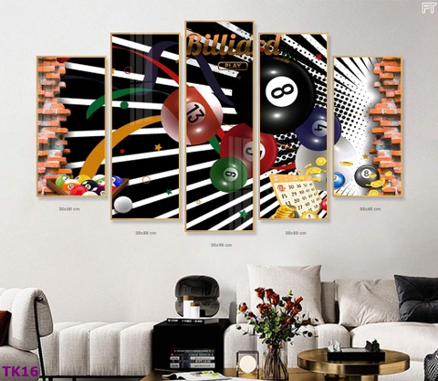 Tranh Quán Bida - Billiards | Tranh Ngọc Việt - Đắk Lắk | Tranh Ngọc Việt - Xưởng Tranh Đẹp Buôn Ma Thuột (BMT) DakLak