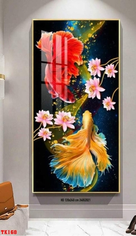 Tranh Cá Phong Thủy | Tranh Ngọc Việt - Đắk Lắk | Tranh Ngọc Việt - Xưởng Tranh Đẹp Buôn Ma Thuột (BMT) DakLak