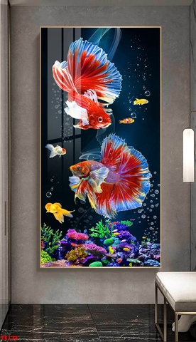 Tranh Cá Phong Thủy | Tranh Ngọc Việt - Đắk Lắk | Tranh Ngọc Việt - Xưởng Tranh Đẹp Buôn Ma Thuột (BMT) DakLak