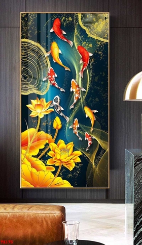 Tranh Cửu Ngư Quần Hội | Tranh Ngọc Việt - Đắk Lắk | Tranh Ngọc Việt - Xưởng Tranh Đẹp Buôn Ma Thuột (BMT) DakLak