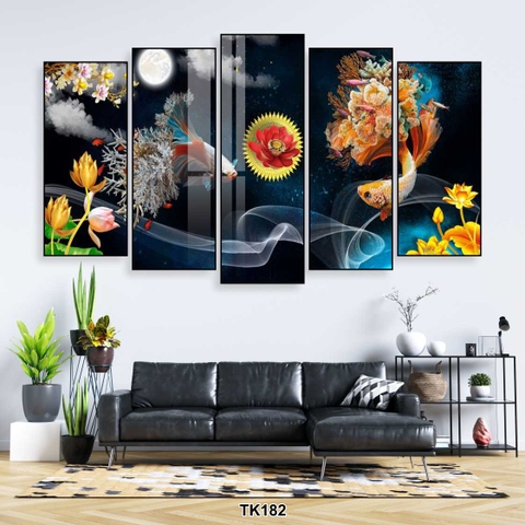 Bộ 5 Tranh Ghép Đẹp, Sang | Tranh Ngọc Việt - Đắk Lắk | Tranh Ngọc Việt - Xưởng Tranh Đẹp Buôn Ma Thuột (BMT) DakLak