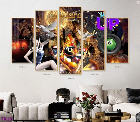 Tranh Quán Bida - Billiards | Tranh Ngọc Việt - Đắk Lắk | Tranh Ngọc Việt - Xưởng Tranh Đẹp Buôn Ma Thuột (BMT) DakLak