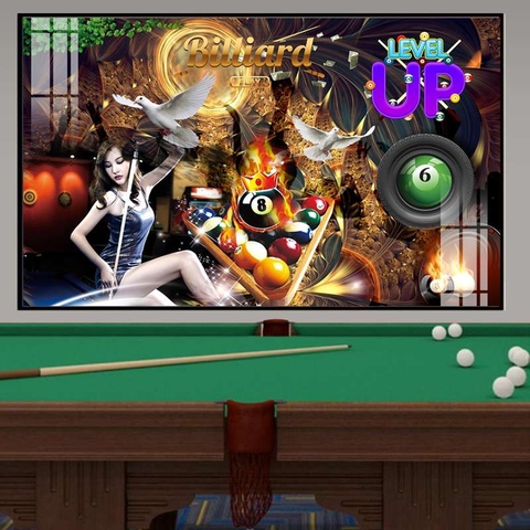 Tranh Quán Bida - Billiards | Tranh Ngọc Việt - Đắk Lắk | Tranh Ngọc Việt - Xưởng Tranh Đẹp Buôn Ma Thuột (BMT) DakLak