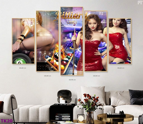 Tranh Quán Bida - Billiards | Tranh Ngọc Việt - Đắk Lắk | Tranh Ngọc Việt - Xưởng Tranh Đẹp Buôn Ma Thuột (BMT) DakLak