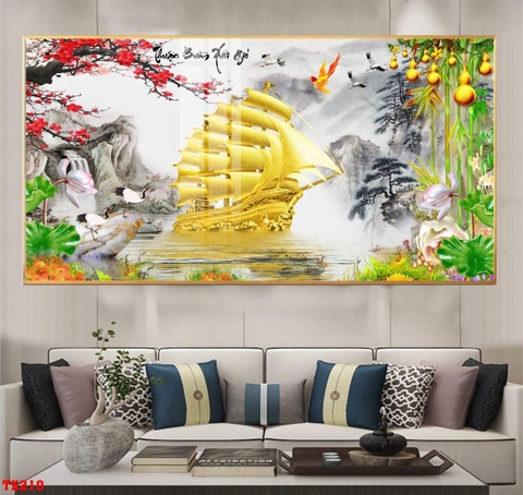 Tranh Thuận Buồm Xuôi Gió | Tranh Ngọc Việt - Đắk Lắk | Tranh Ngọc Việt - Xưởng Tranh Đẹp Buôn Ma Thuột (BMT) DakLak