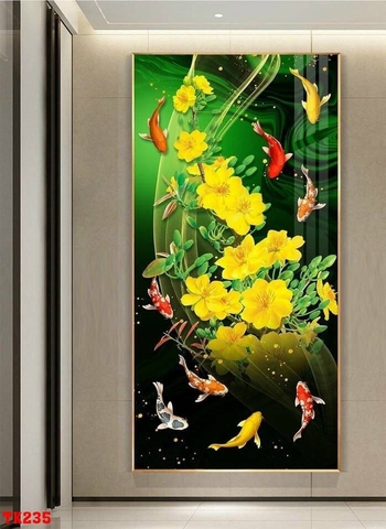 Tranh Cửu Ngư Quần Hội | Tranh Ngọc Việt - Đắk Lắk | Tranh Ngọc Việt - Xưởng Tranh Đẹp Buôn Ma Thuột (BMT) DakLak