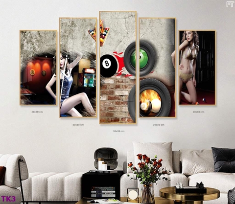 Tranh Quán Bida - Billiards | Tranh Ngọc Việt - Đắk Lắk | Tranh Ngọc Việt - Xưởng Tranh Đẹp Buôn Ma Thuột (BMT) DakLak