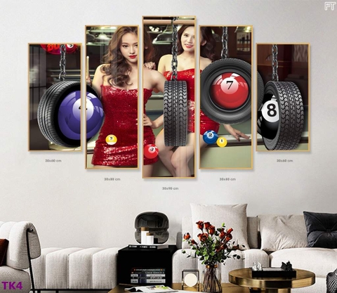 Tranh Quán Bida - Billiards | Tranh Ngọc Việt - Đắk Lắk | Tranh Ngọc Việt - Xưởng Tranh Đẹp Buôn Ma Thuột (BMT) DakLak