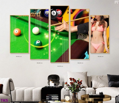 Tranh Quán Bida - Billiards | Tranh Ngọc Việt - Đắk Lắk | Tranh Ngọc Việt - Xưởng Tranh Đẹp Buôn Ma Thuột (BMT) DakLak