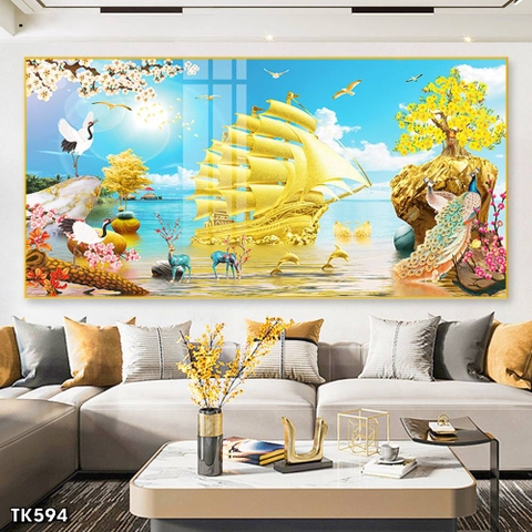 Tranh Thuận Buồm Xuôi Gió | Tranh Ngọc Việt - Đắk Lắk | Tranh Ngọc Việt - Xưởng Tranh Đẹp Buôn Ma Thuột (BMT) DakLak